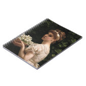 Carnet Fille aux fleurs de pois (par Edward Poynter) (Côté gauche)