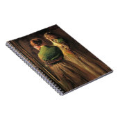 Carnet Fille avec châle vert (par Joseph DeCamp) (Côté Droit)