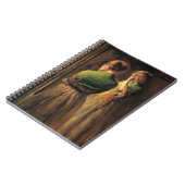 Carnet Fille avec châle vert (par Joseph DeCamp) (Côté gauche)
