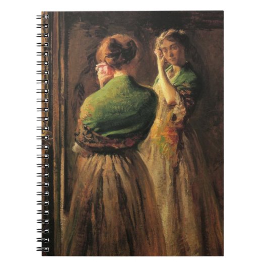 Carnet Fille avec châle vert (par Joseph DeCamp) (Devant)