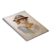 Carnet Fille avec des petits canards (Côté Droit)