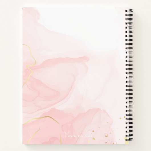 Carnet Fille avec des rêves Femme avec Vision (Dos)