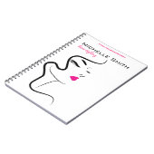 Carnet Fille avec l'icône de marquage à chaud de (Côté gauche)