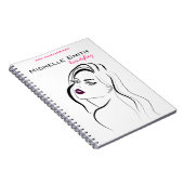 Carnet Fille avec l'icône de marquage à chaud de (Côté Droit)