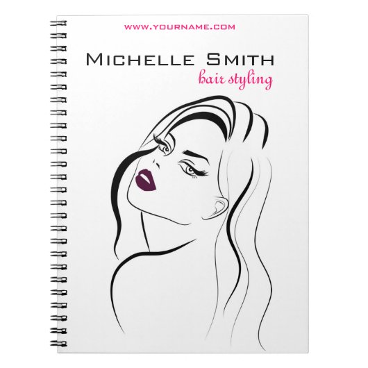 Carnet Fille avec l'icône de marquage à chaud de (Devant)