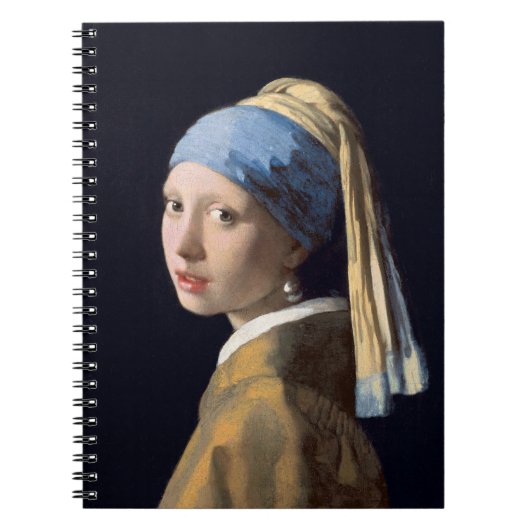 Carnet Fille avec perle à oreille 1665 Johannes Vermeer (Devant)