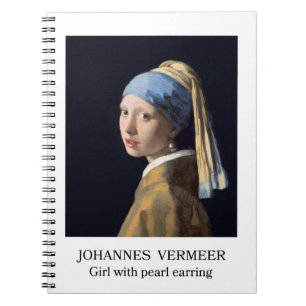 Carnet Fille avec perle à oreille 1665 Johannes Vermeer