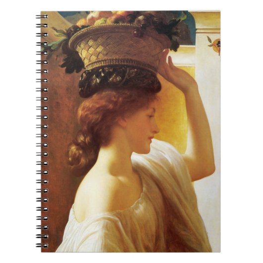 Carnet Fille avec un panier de fruits (par Frederic Leigh (Devant)