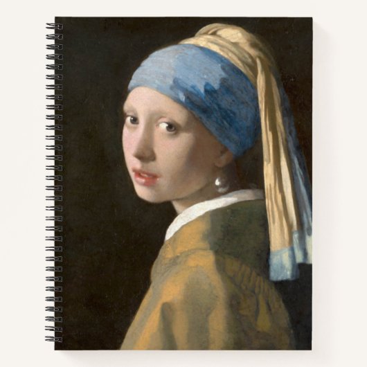 Carnet Fille avec une oreille perle (Devant)