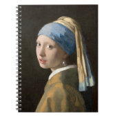 Carnet Fille avec une oreille perle | Johannes Vermeer (Devant)