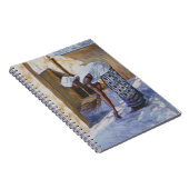 Carnet Fille balayant II 2002 (Côté Droit)