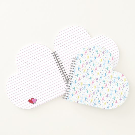 Carnet Fille Ballerina Danseuse - Motif de ballet (Intérieur)