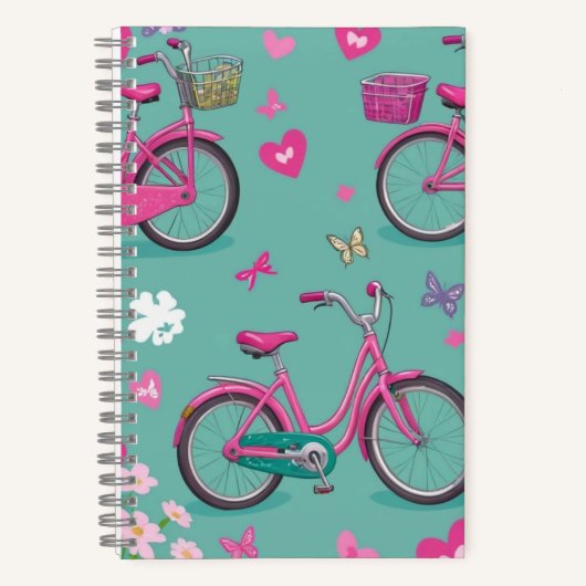 Carnet Fille Bicyclette (Recto)