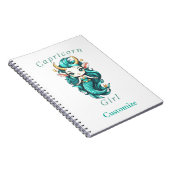 Carnet Fille Capricorne Sirène Thunder_Cove (Côté Droit)