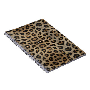 Carnet Fille chic léopard fourrure poster de animal motif