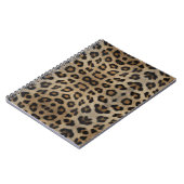 Carnet Fille chic léopard fourrure poster de animal motif (Côté gauche)