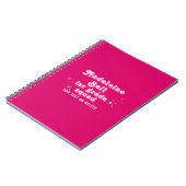 Carnet Fille Classe Rose Nom de l'enseignant Équipe Équip (Côté gauche)