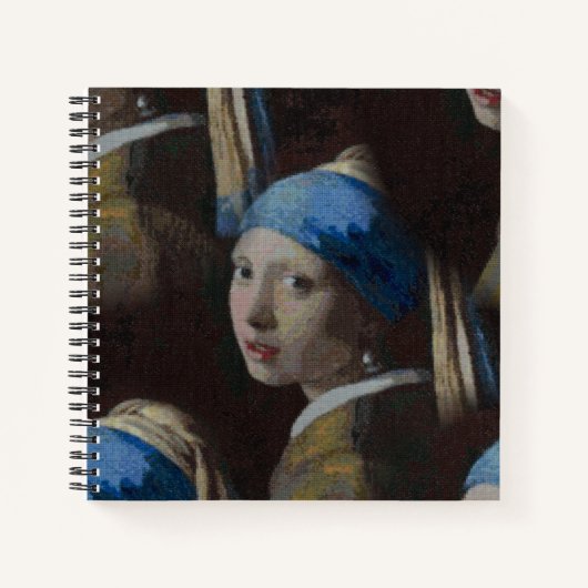 Carnet Fille classique avec une oreille perle, Crochet ré (Devant)