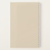 Carnet Fille Classy Nom Beige (Verso)