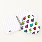 Carnet Fille colorée Ladybug personnalisée (Intérieur)