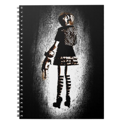Carnet Fille dans Goth (Devant)