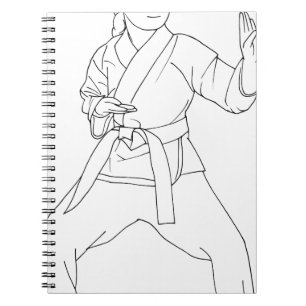 Carnet Fille d'arts martiaux