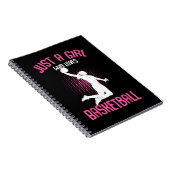 Carnet Fille de basketball Femmes (Côté Droit)