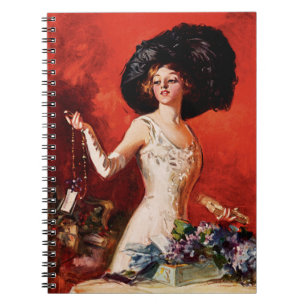 Carnet Fille de charme d'Edwardian