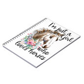 Carnet Fille de cheval (Côté gauche)