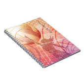 Carnet Fille de coucher de soleil Beach volleyball person (Côté Droit)