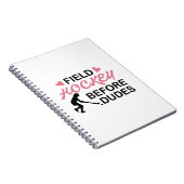 Carnet Fille de hockey sur gazon (Côté Droit)