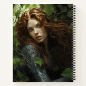 Carnet Fille de la forêt nymphe (Dos)