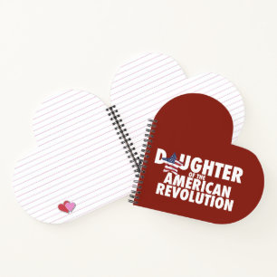 Carnet Fille de la Révolution américaine DAR Étoile USA