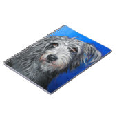 Carnet Fille de Lurcher de "joli pavot" - (Côté gauche)