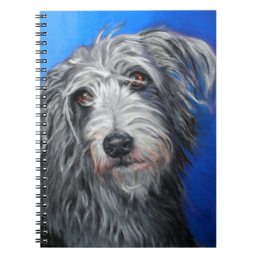 Carnet Fille de Lurcher de "joli pavot" - (Devant)