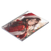 Carnet Fille de Noël Anime (Côté gauche)