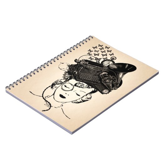 Carnet Fille de Steampunk (Côté gauche)