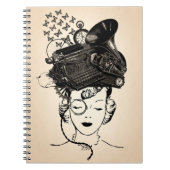 Carnet Fille de Steampunk (Devant)