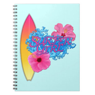 Carnet Fille de surfer