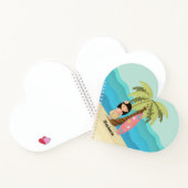 Carnet Fille de surfer hawaïenne (Intérieur)