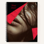 Carnet Fille design moderne (Devant)