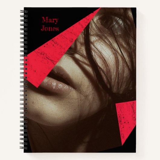 Carnet Fille design moderne (Devant)