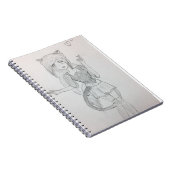 Carnet Fille douce de chat d'Anime (Côté Droit)