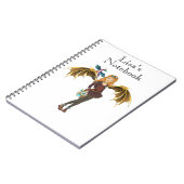 Carnet Fille Dragon Steampunk aux Cheveux Roux (Côté gauche)