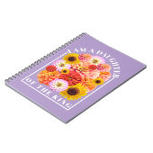 Carnet Fille du Roi Verset Biblique Fleur (Côté gauche)