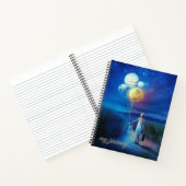 Carnet Fille Editable Avec Balloons Planète Mon Voyage (Intérieur)