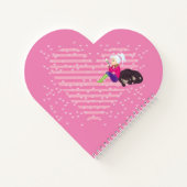 Carnet Fille en amour  (Dos)