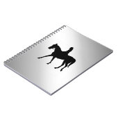 Carnet Fille en argent du cheval (Côté gauche)