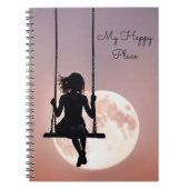 Carnet Fille En Flèche Avec Lune (Devant)