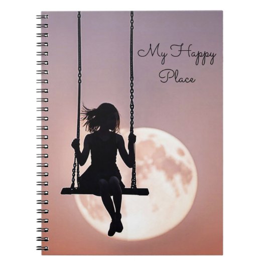 Carnet Fille En Flèche Avec Lune (Devant)
